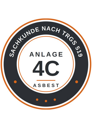 Sachkunde Asbest nach TRGS 519 Anlage 4C